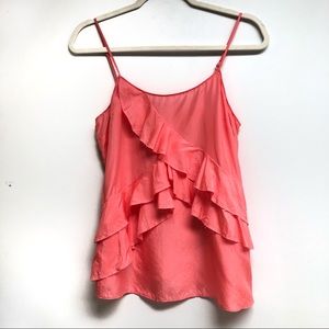 3/$25 Banana Republic Sz S 100% Silk Pink Cami Top